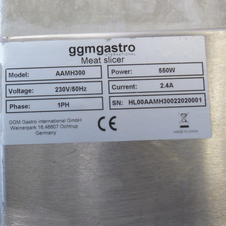 Слайсер GGMGastro AAMH300