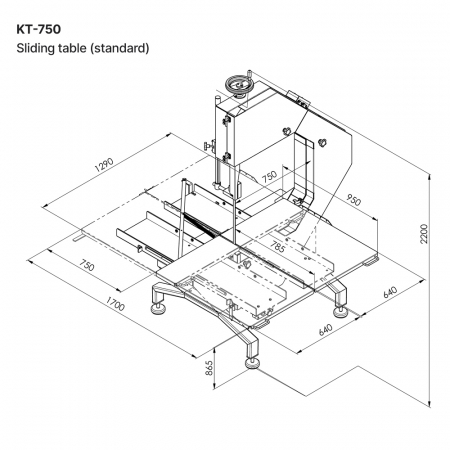 Ленточная пила КТ-750