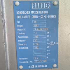 Шкуросъёмная машина Baader 50 (Германия)