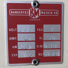 Ленточная пила Bankeryds Maskin BM-6 (Швеция)