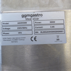 Слайсер GGMGastro AAMH300