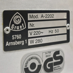 Слайсер GRAEF A-2202 (Германия)