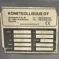 Ленточная пила КТ-750 (Финляндия)