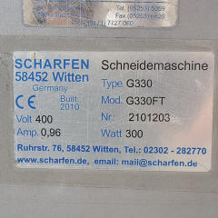 Слайсер SCHARFEN G 330 FT (Германия)